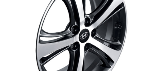 tuix 18 dark gray wheel set for hyundai sonata yf 2009-13